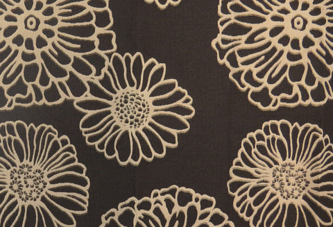 Chrysanthemum Brocade Upholstery Fabric - Soft Options upholstery trim