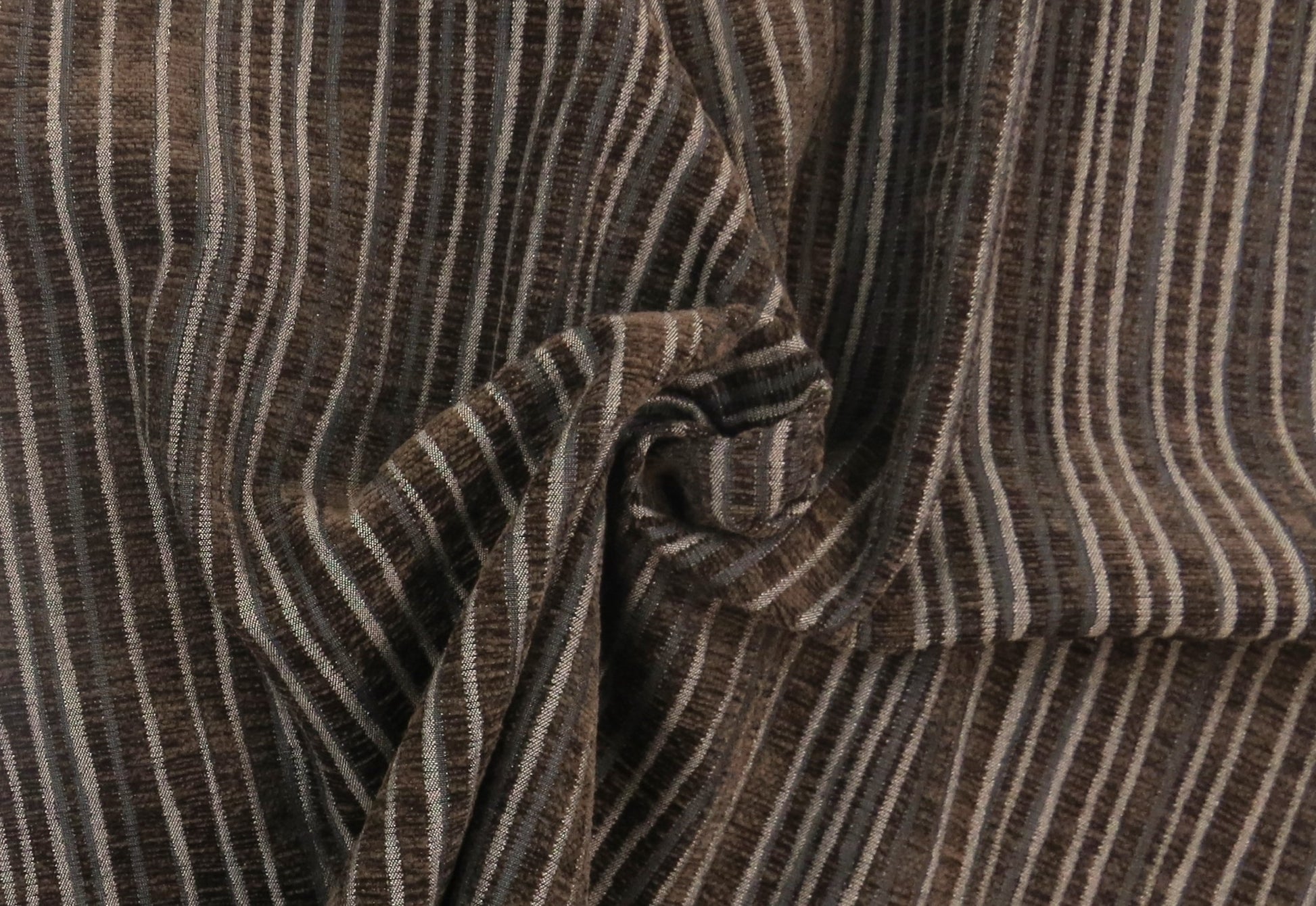 Swansea Mixed Stripe Chenille Upholstery Fabric