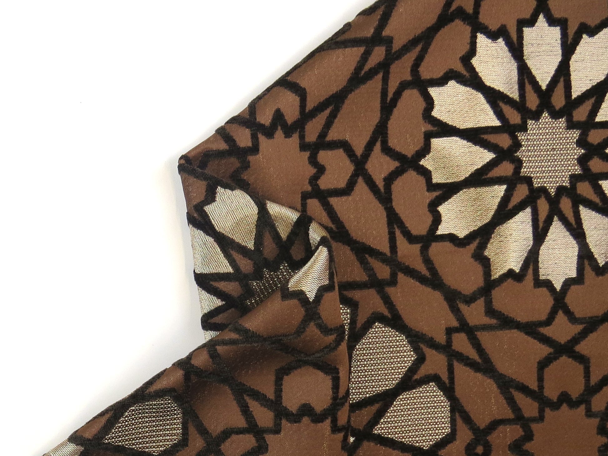 Dorset Star Brocade Upholstery Fabric