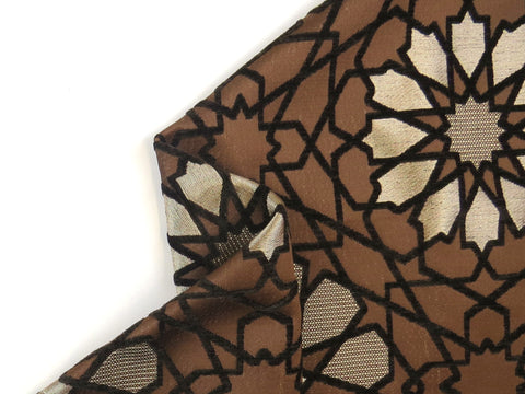 Dorset Star Brocade Upholstery Fabric