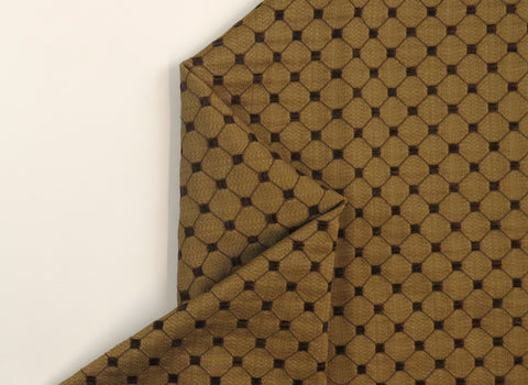Marlborough Latte Diamond Brokat Polsterstoff