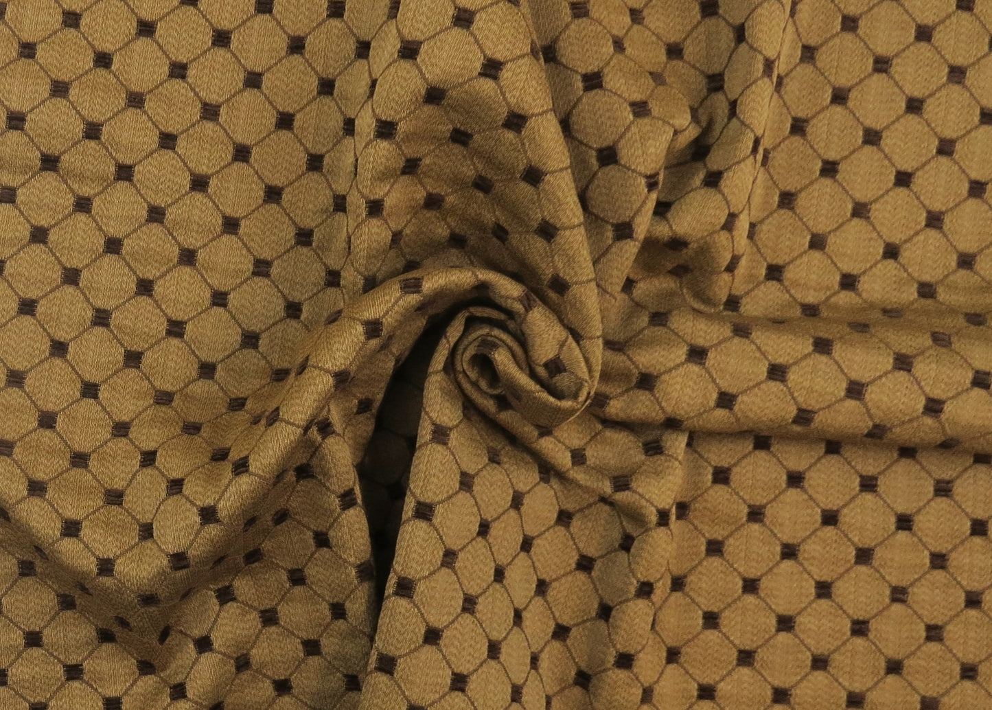Marlborough Latte Diamond Brocade Upholstery Fabric
