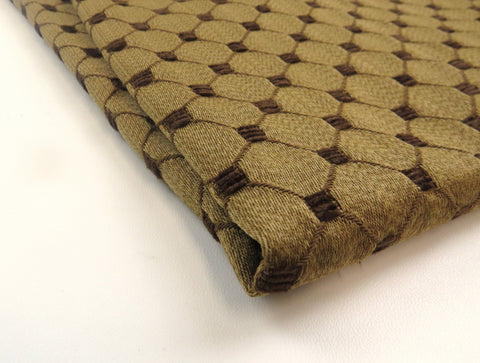 Marlborough Latte Diamond Brokat Polsterstoff