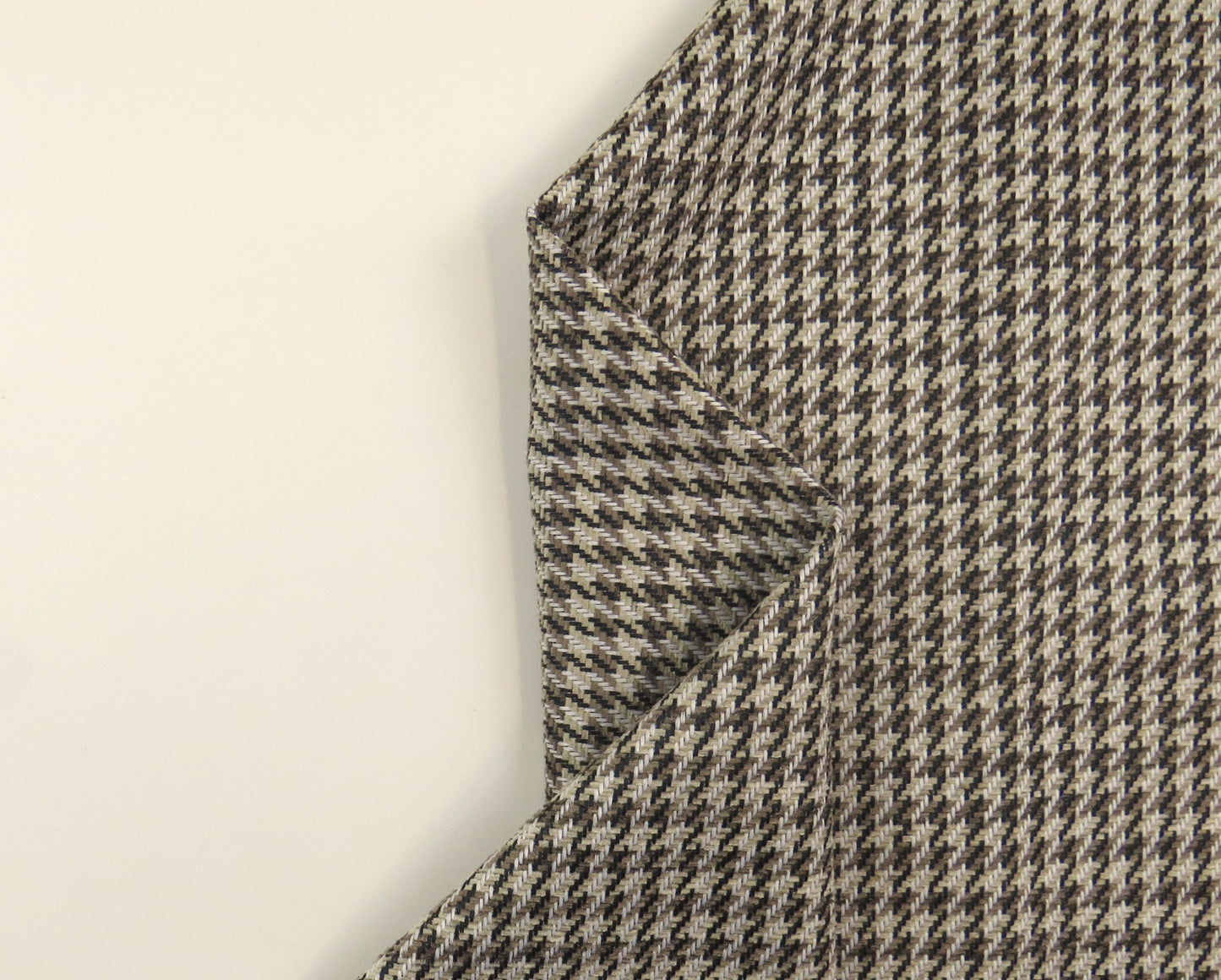Camden Dogtooth Natural Heavy Weave Upholstery Fabric