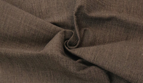 Cardiff Dark Brown Flat Weave Upholstery Fabric - Soft Options upholstery trim