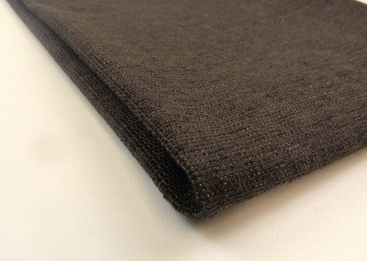 Cardiff Dark Brown Flat Weave Upholstery Fabric