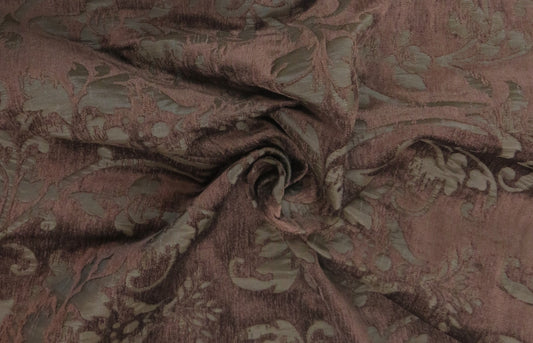 Kempton SculptuRed Medallion Brocade Upholstery Fabric