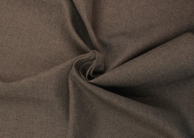 Oxford Town Mid Brown Linen Upholstery Fabric - Soft Options upholstery trim