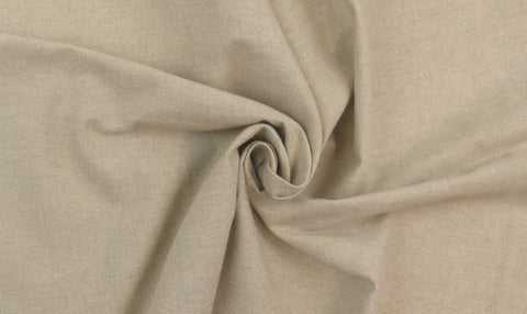 Calico Natural Linen Upholstery Fabric - Soft Options upholstery trim
