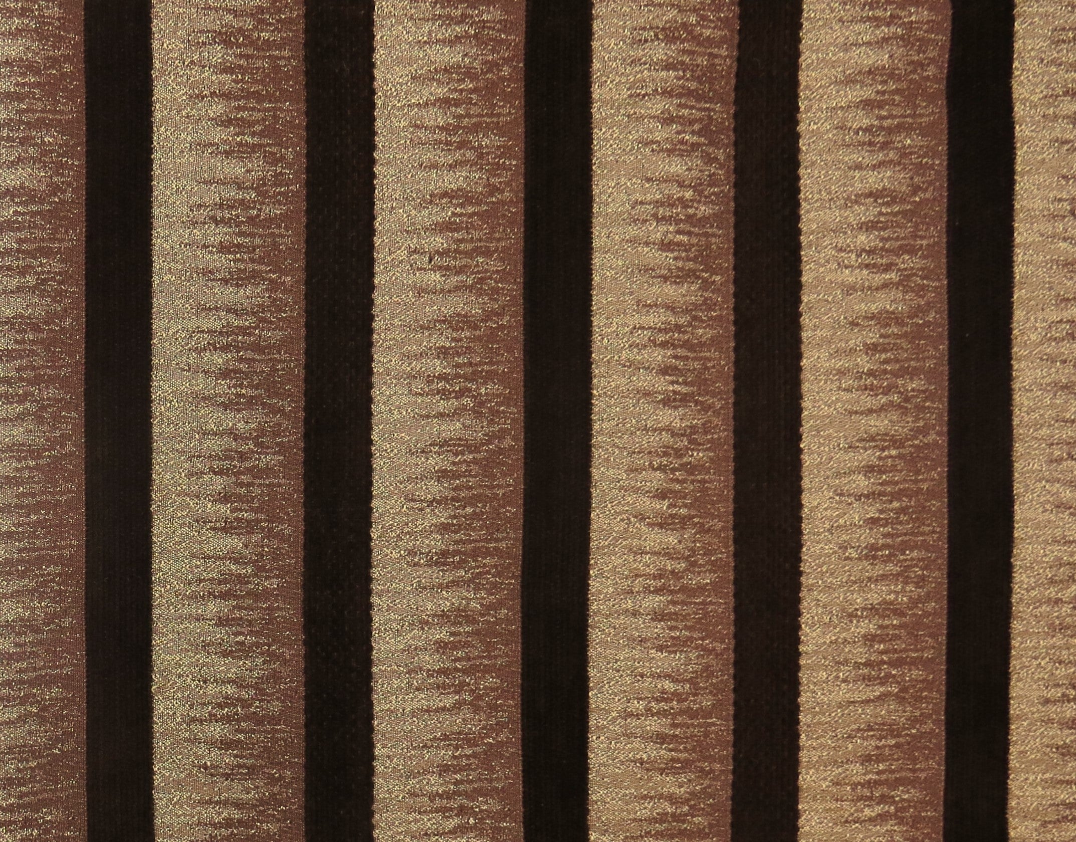 Sandringham Striped Brown Brocade Upholstery Fabric - Soft Options upholstery trim Soft Options Fabric Supplies