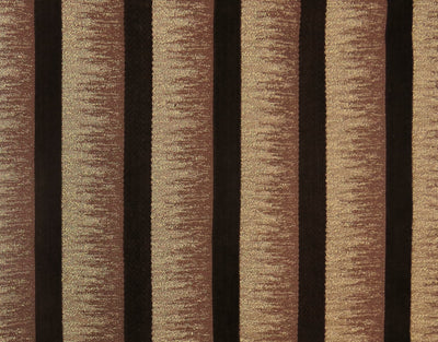 Sandringham Striped Brown Brocade Upholstery Fabric - Soft Options upholstery trim