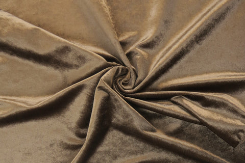 Chatsworth Brass Velvet Upholstery Fabric - Soft Options upholstery trim