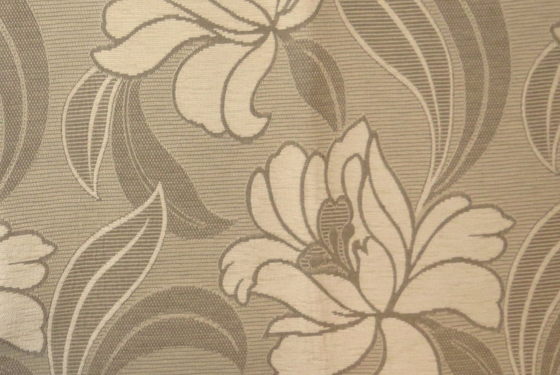 Paris Floral Cream Brocade Upholstery Fabric