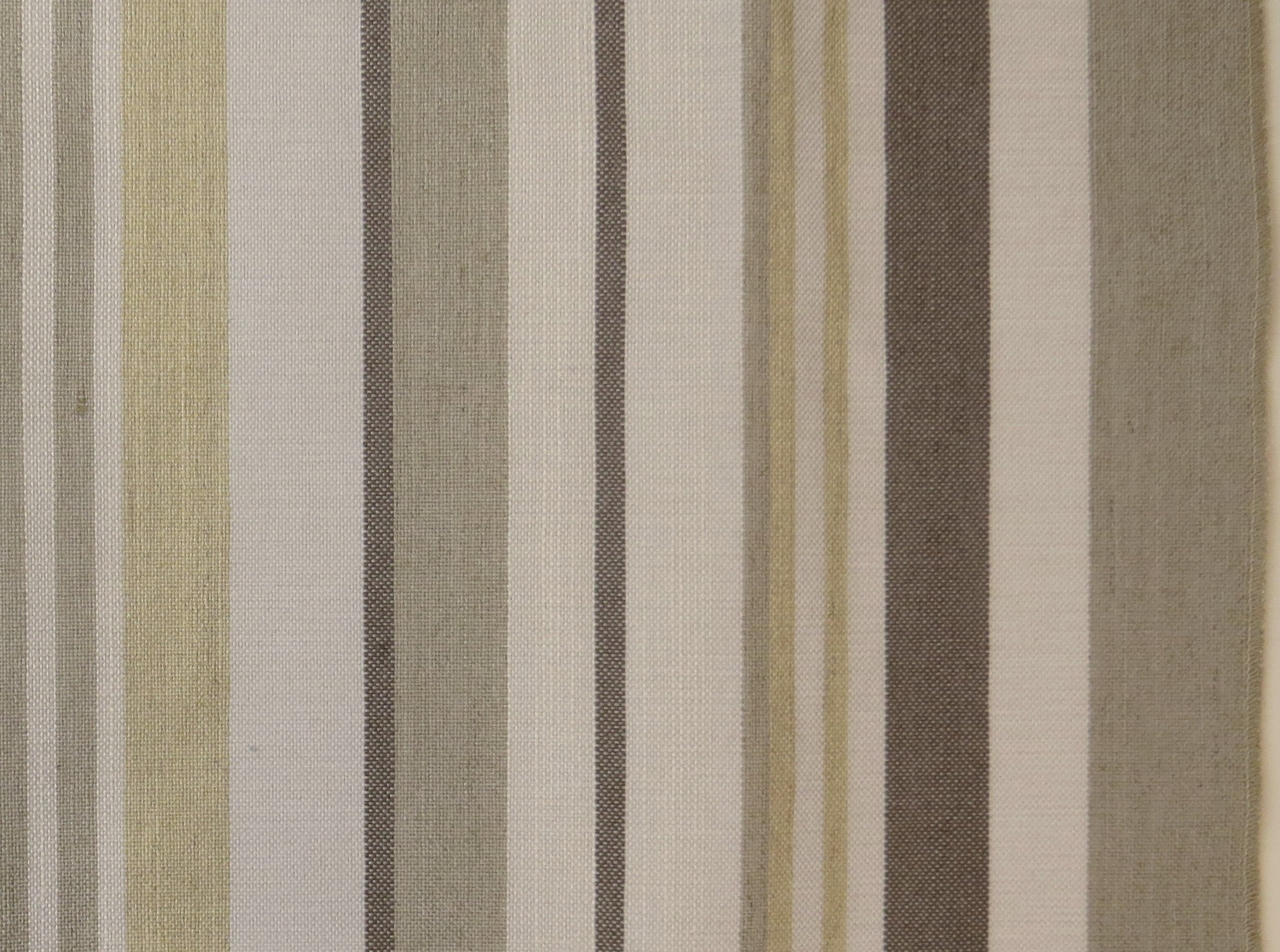 Boston Natural Stripe Flat Weave Upholstery Fabric - Soft Options upholstery trim Soft Options Fabric Supplies