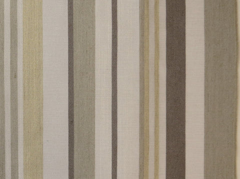 Boston Natural Stripe Flat Weave Upholstery Fabric - Soft Options upholstery trim