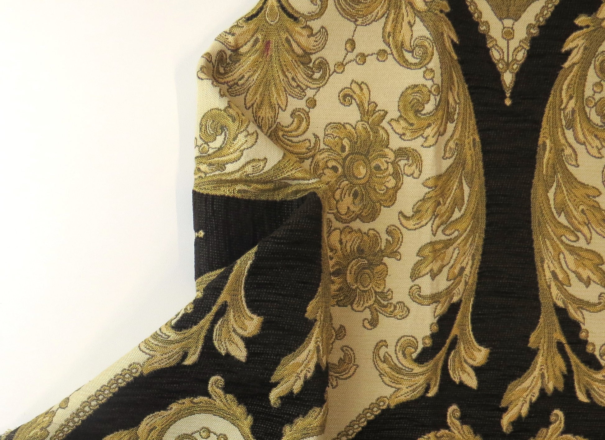 Delhi Classic Brown Brocade Upholstery Fabric