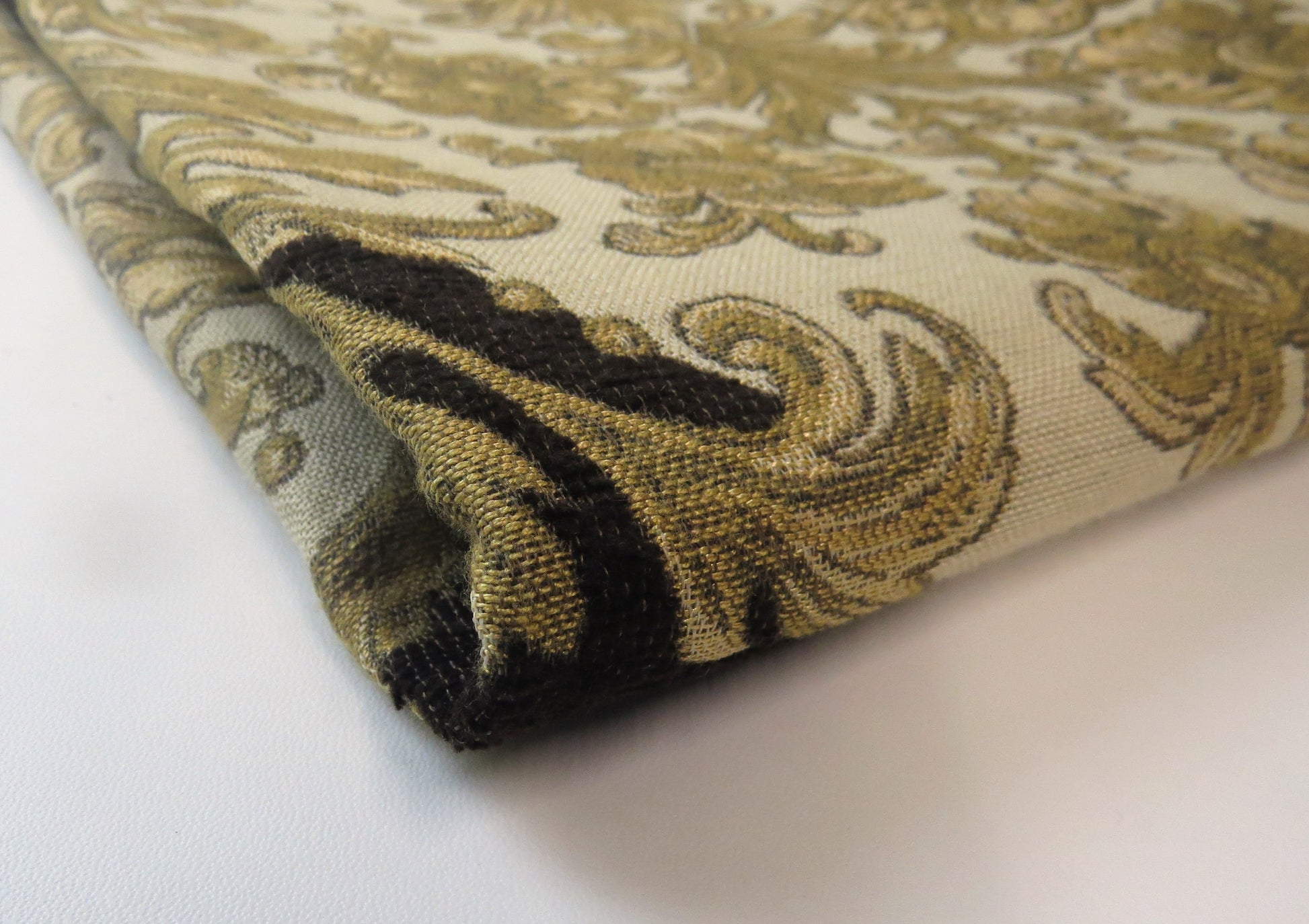 Delhi Classic Brown Brocade Upholstery Fabric