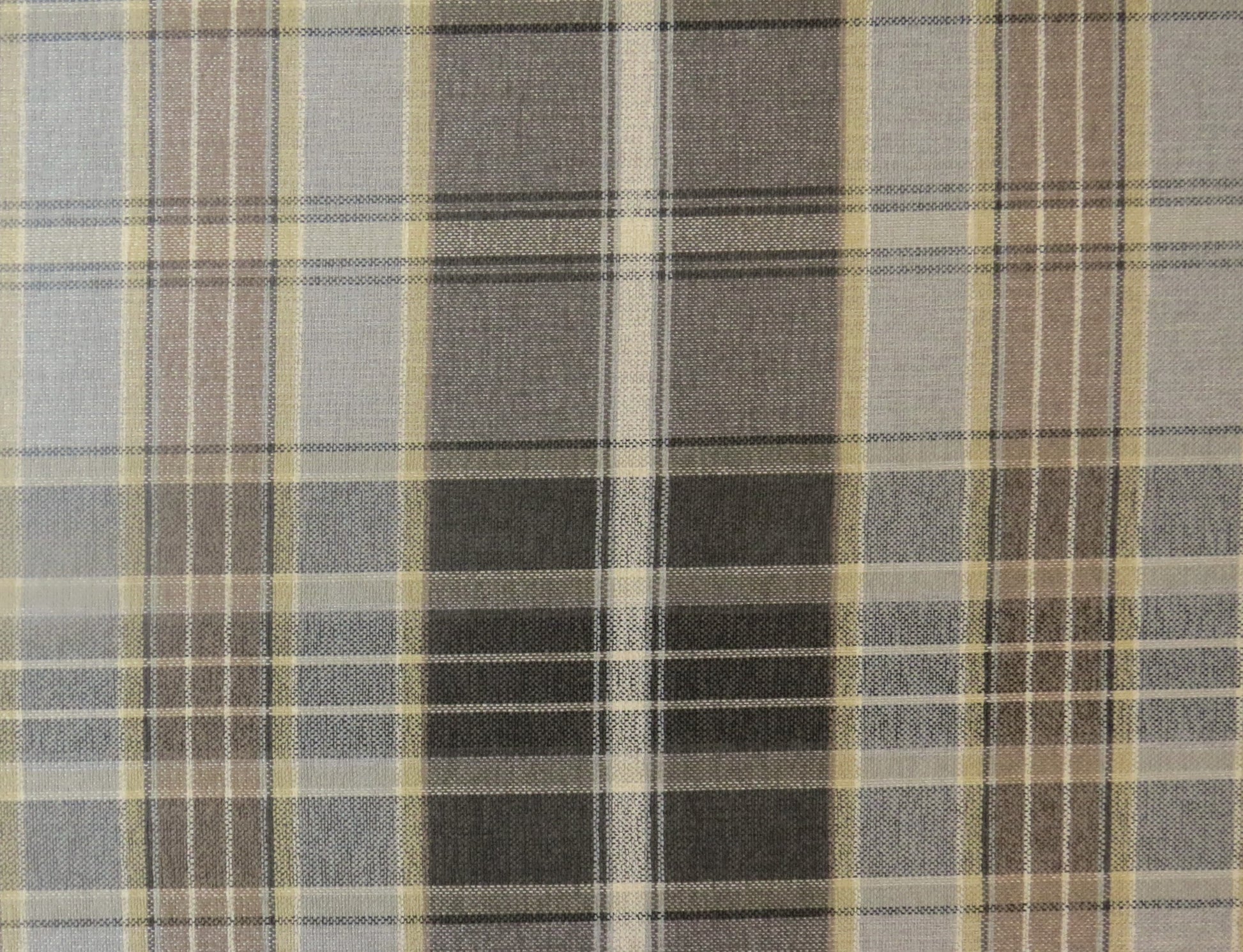 Brampton Mixed Check Flat Weave Upholstery Fabric