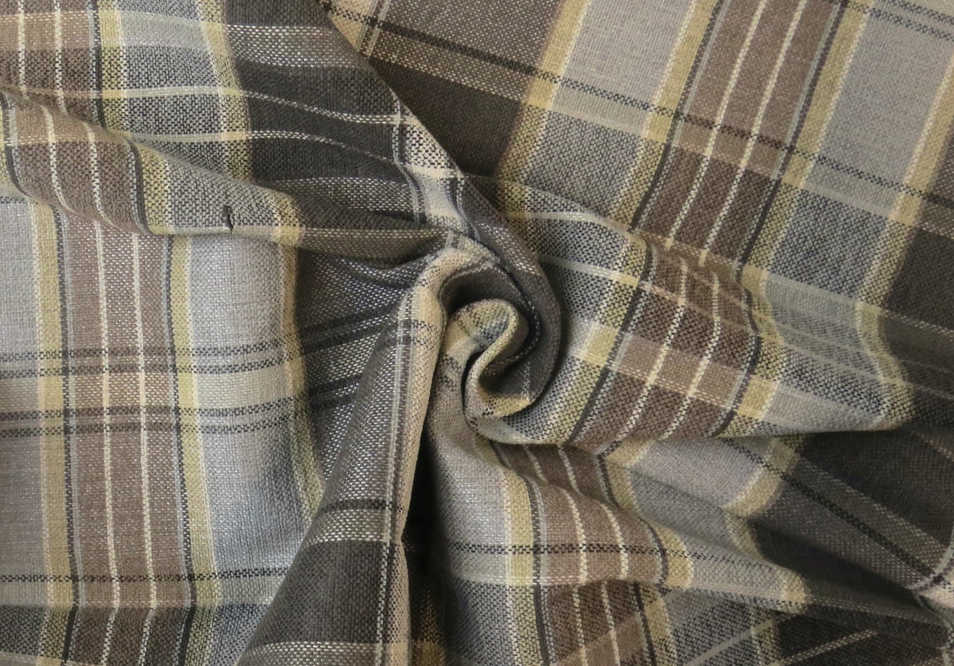 Brampton Mixed Check Flat Weave Upholstery Fabric