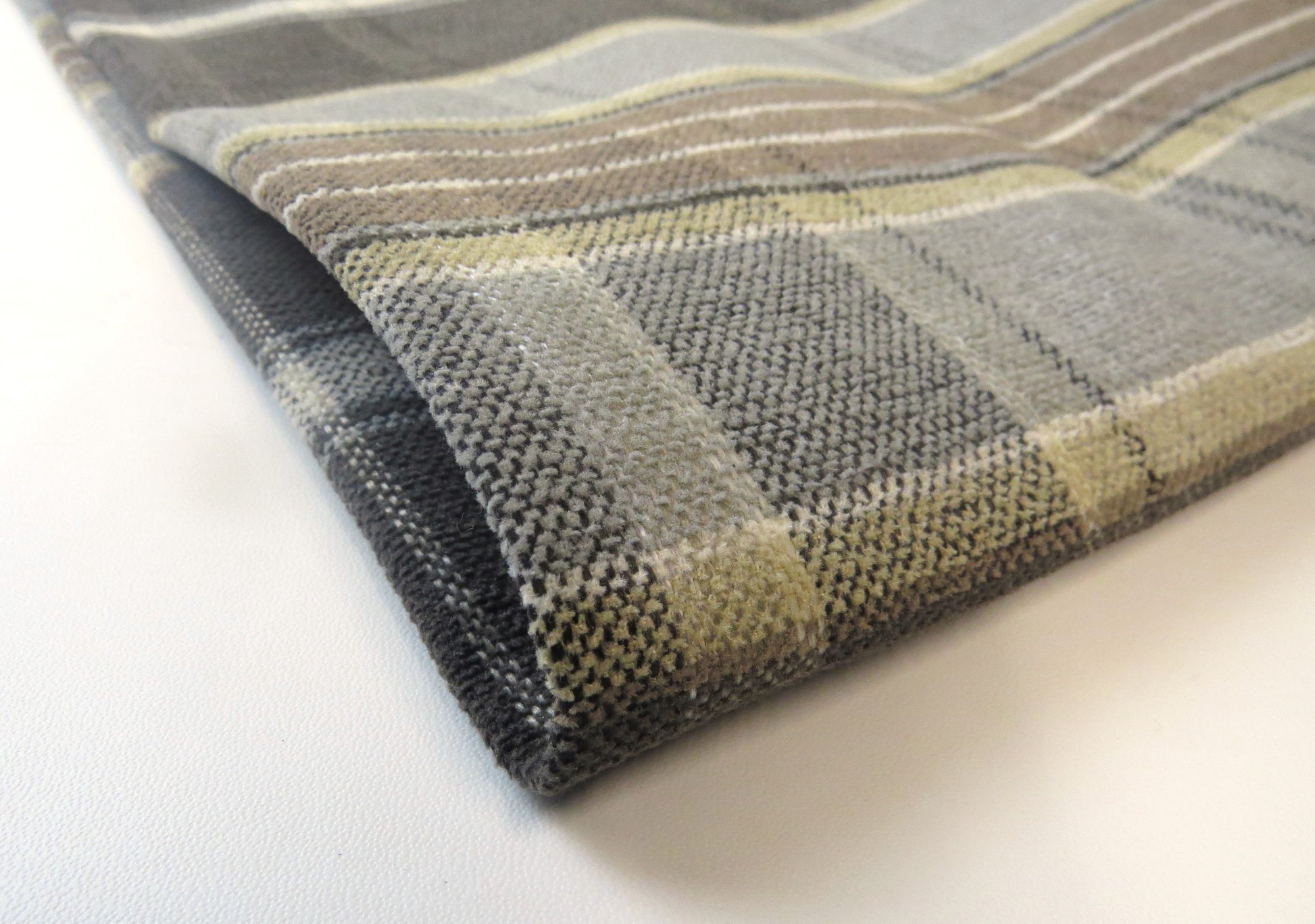 Brampton Mixed Check Flat Weave Upholstery Fabric