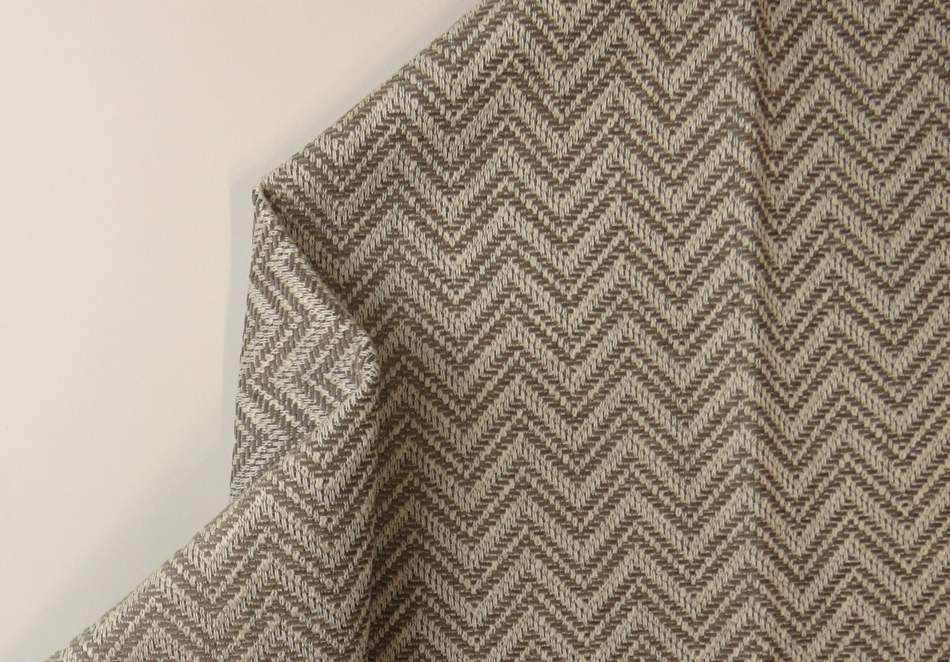 Cleo Herringbone Flat Weave Upholstery Fabric