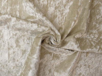 Crush Grape Cream Crushed Velvet Upholstery Fabric - Soft Options upholstery trim