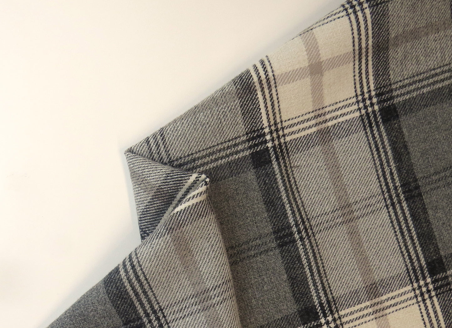 Sophie Zinc Check Flat Weave Upholstery Fabric