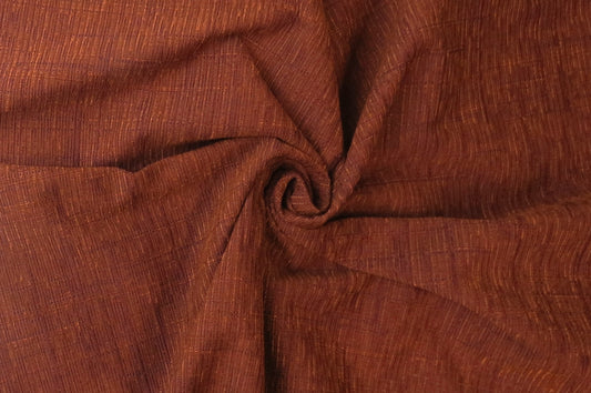 Kenton Slub Terracotta Linen Upholstery Fabric - Soft Options upholstery trim