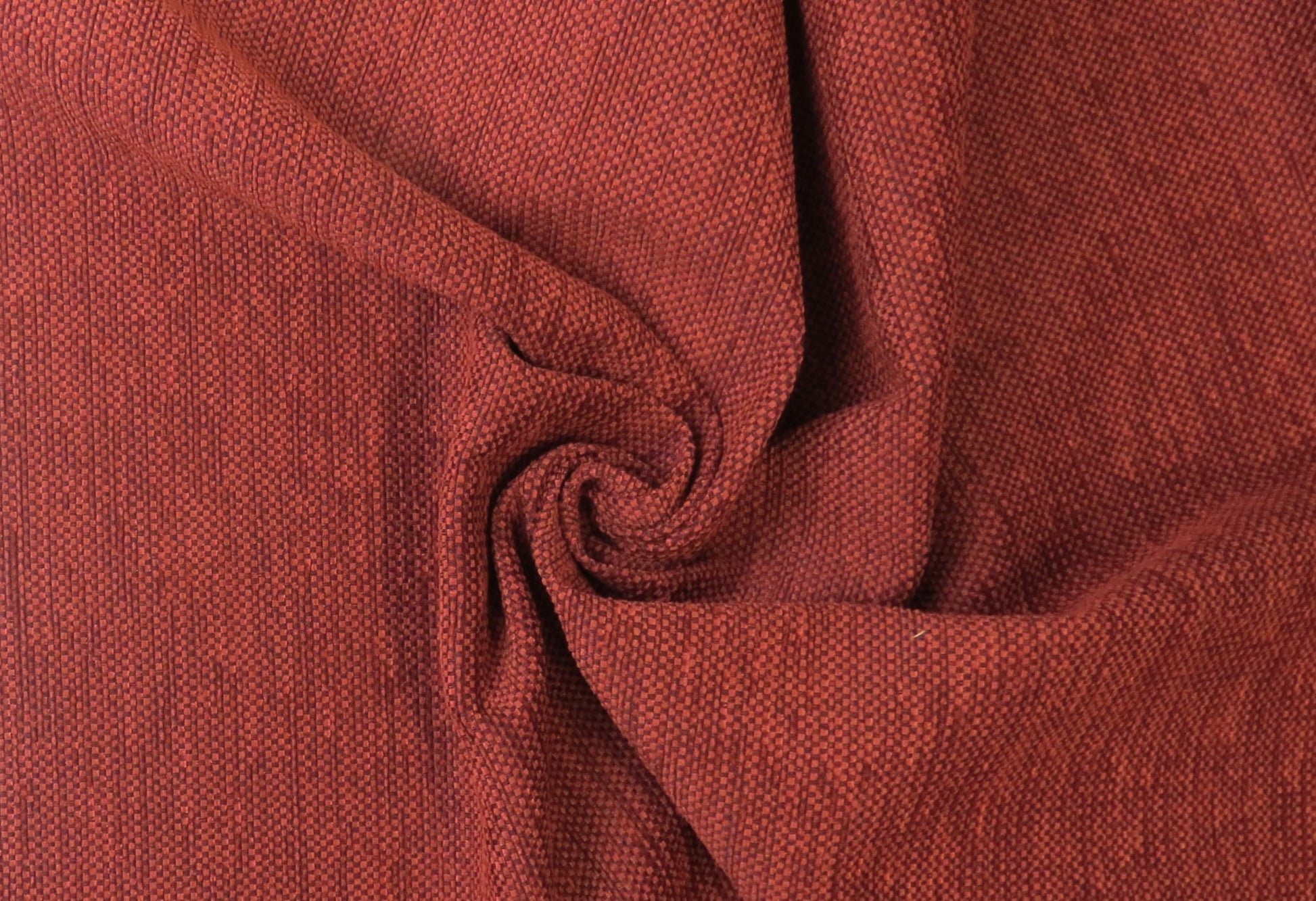 Kenton Hopsack Wine Heavy Weave Upholstery Fabric