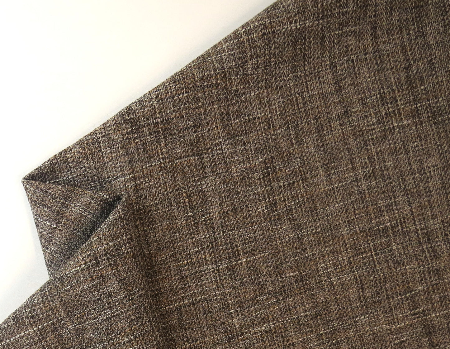 Milan Mocha Mix Flat Weave Upholstery Fabric - Soft Options upholstery trim