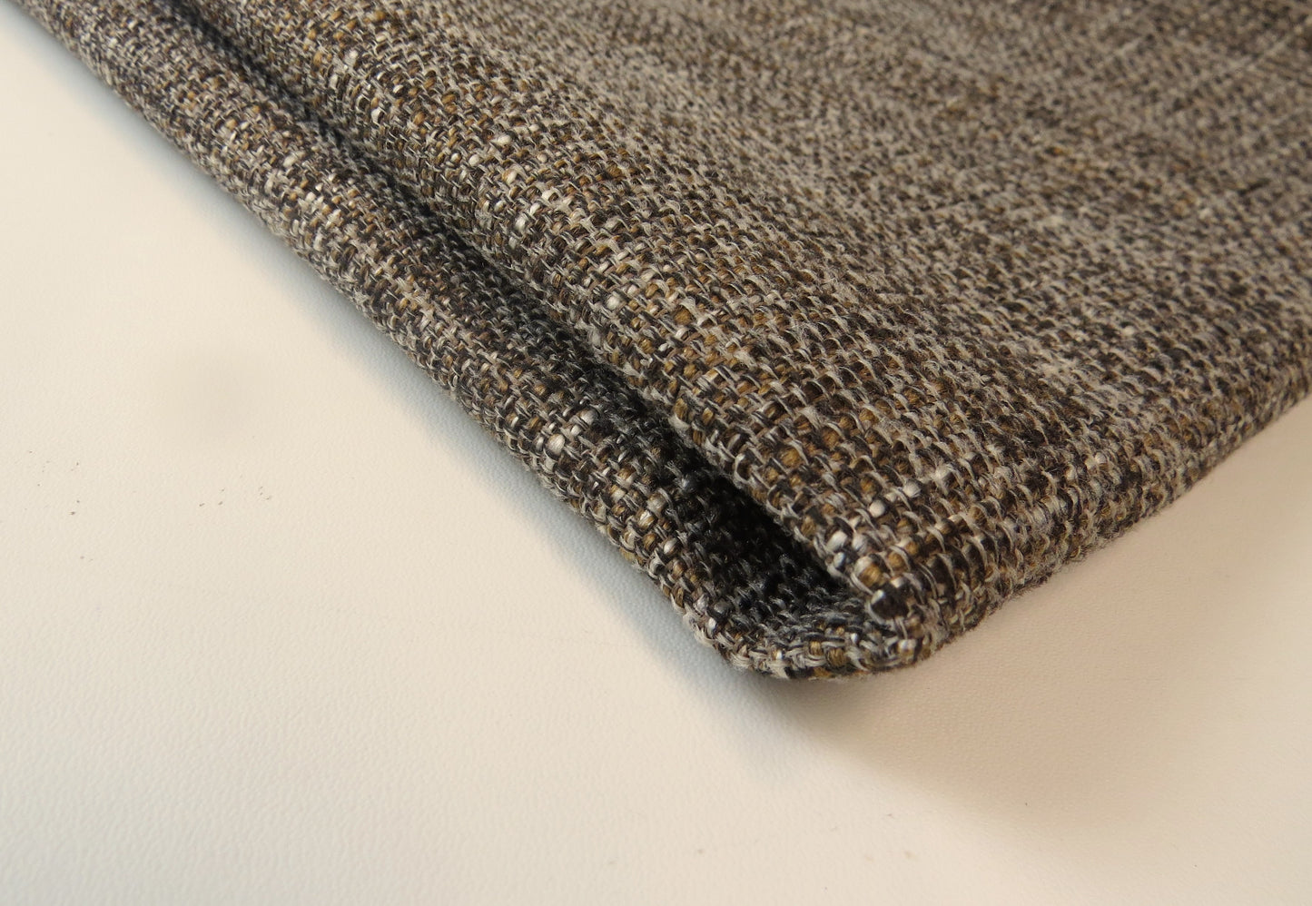 Milan Mocha Mix Flat Weave Upholstery Fabric
