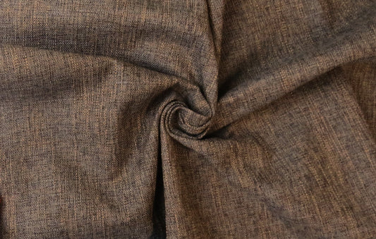 Gleneagles Plain Brown Flat Weave Upholstery Fabric - Soft Options upholstery trim