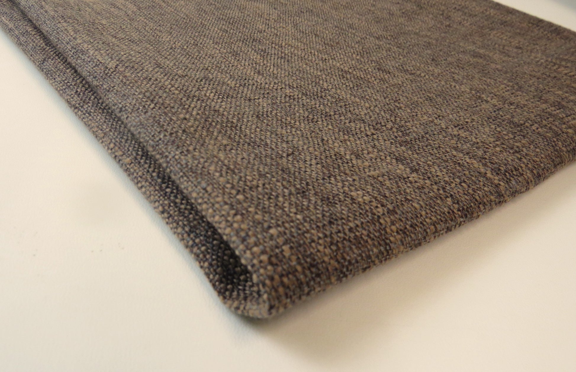 Gleneagles Plain Brown Flat Weave Upholstery Fabric