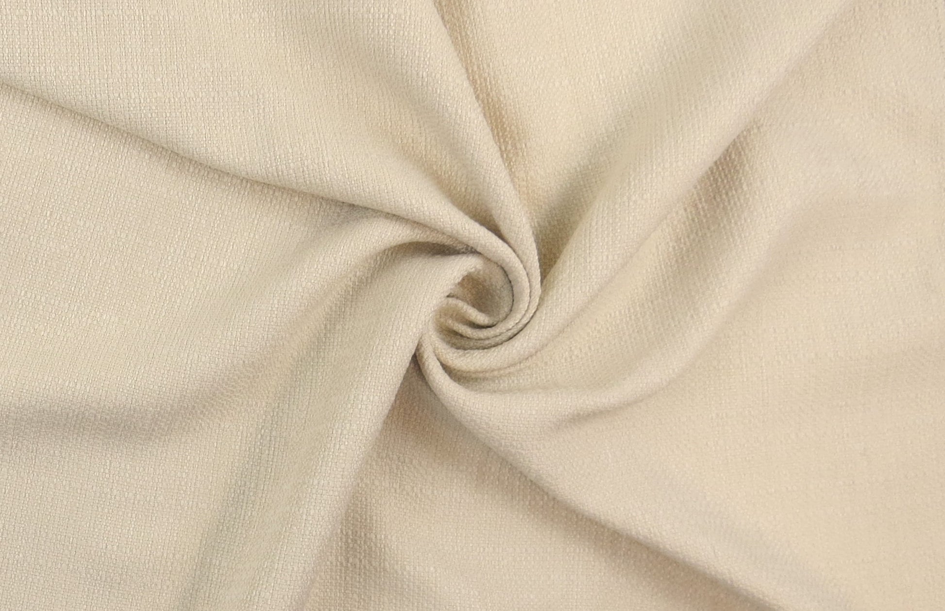 Monza Soft Cream Flat Weave Upholstery Fabric