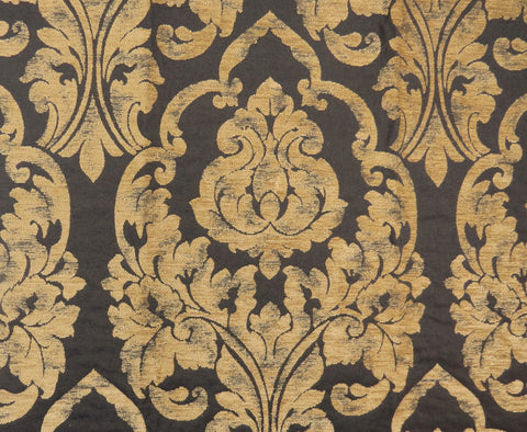 Lingdale Sculpture Mocha Brocade Upholstery Fabric - Soft Options upholstery trim