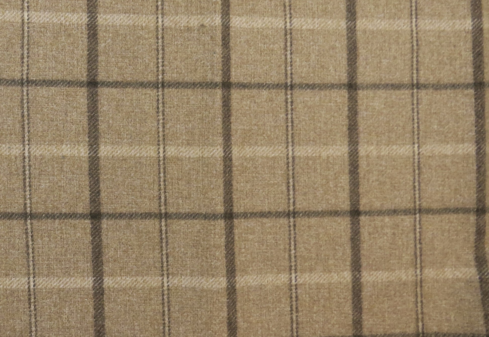 Argyle Soft Check Flat Weave Upholstery Fabric