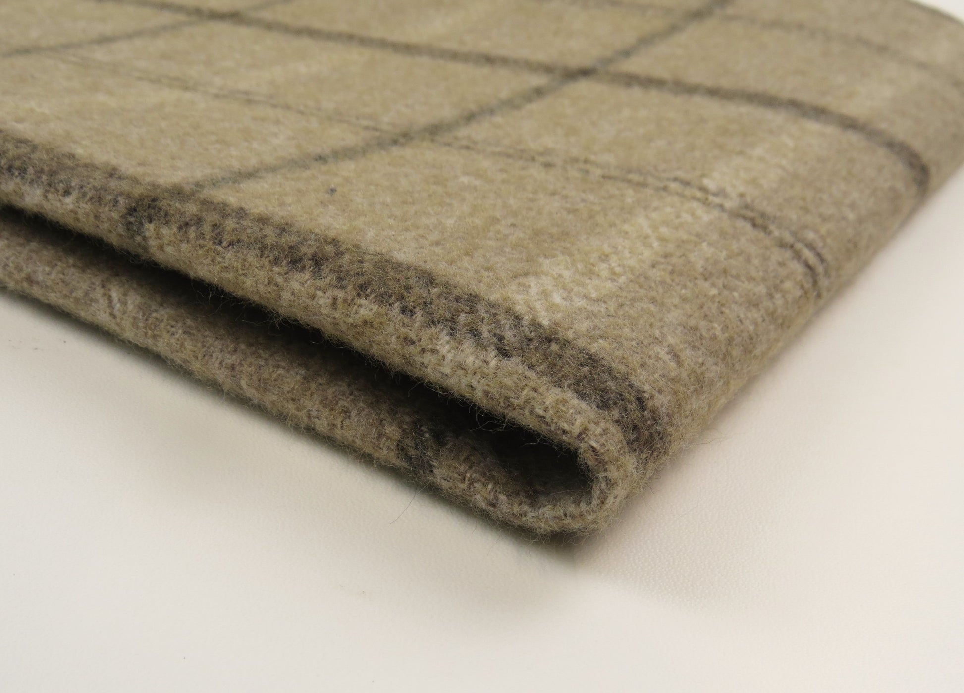 Argyle Soft Check Flat Weave Upholstery Fabric