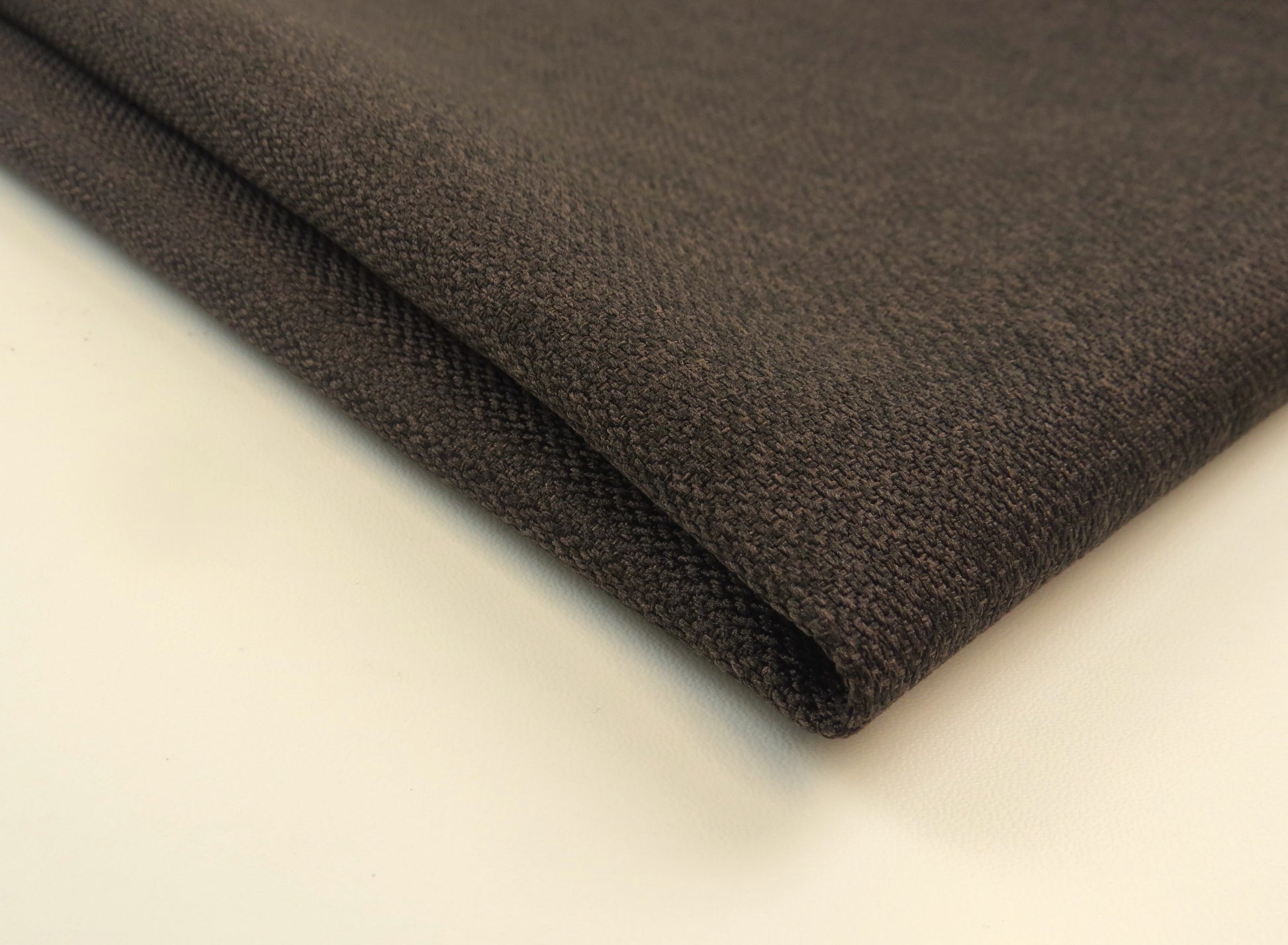 Brentford Plain Brown Linen Upholstery Fabric