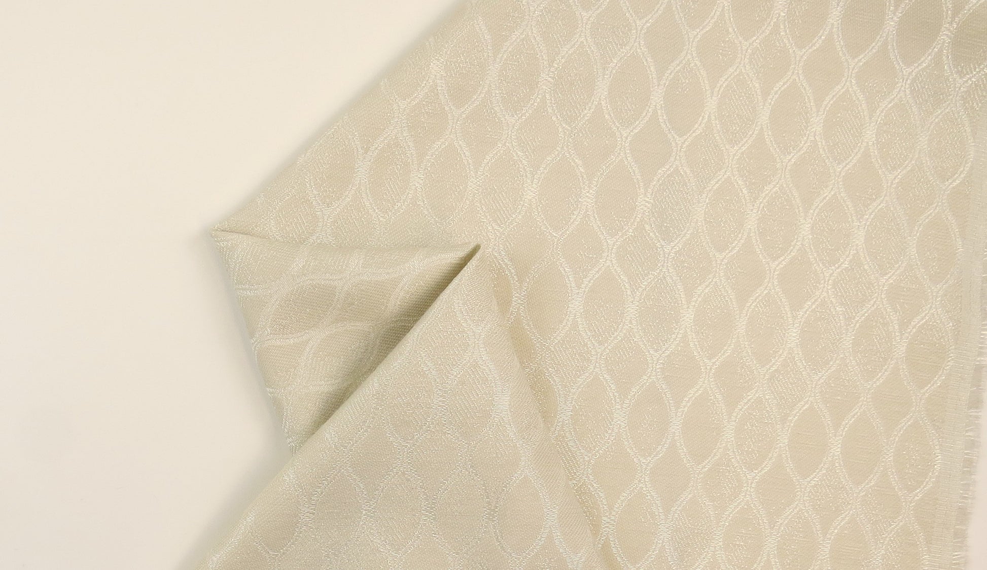 Chatsworth Trellis Natural Upholstery Fabric