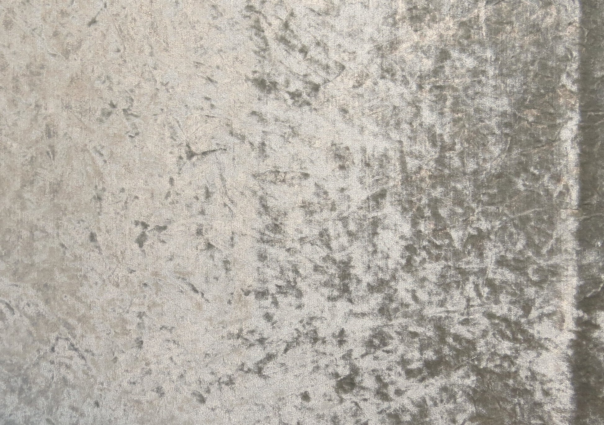 Silver Crushed Velvet Upholstery Fabric