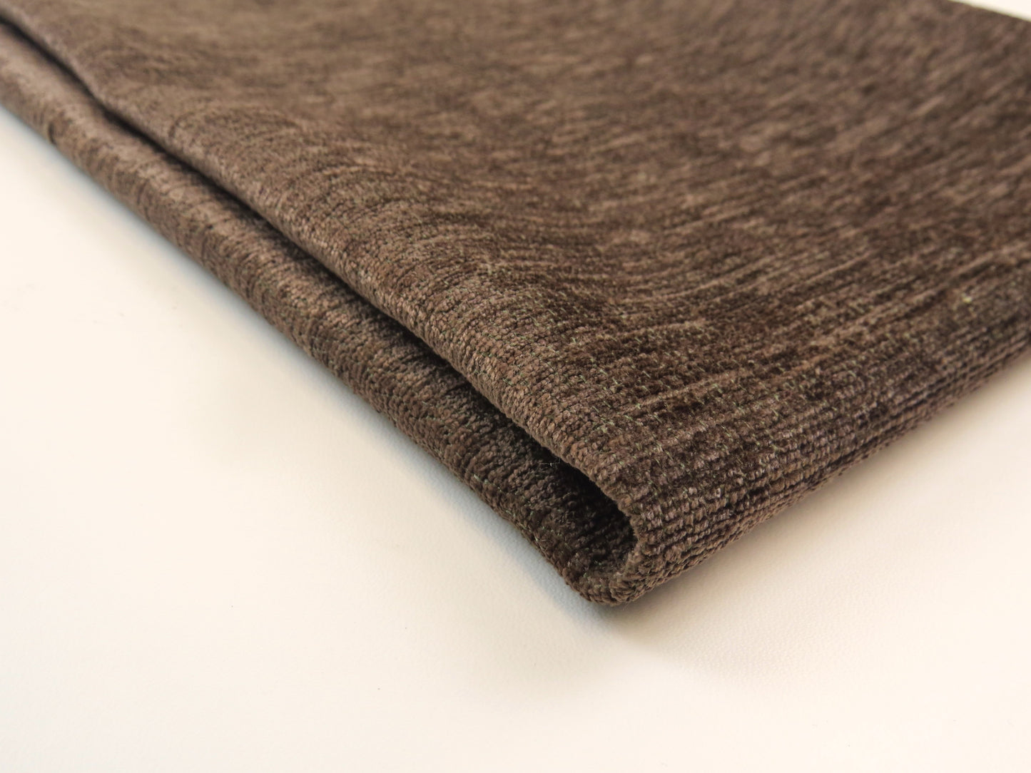 York Slub Mocha Chenille Upholstery Fabric