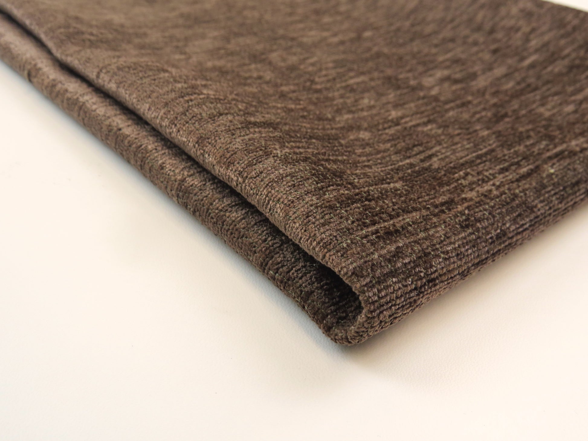 York Slub Mocha Chenille Upholstery Fabric