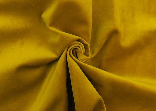 Aston Gold Velvet Upholstery Fabric - Soft Options upholstery trim