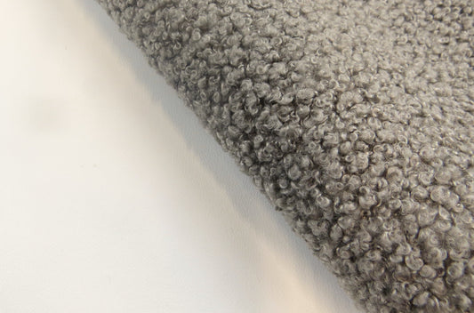 Arlington Boucle Teddy Bear Upholstery Fabric - Slate