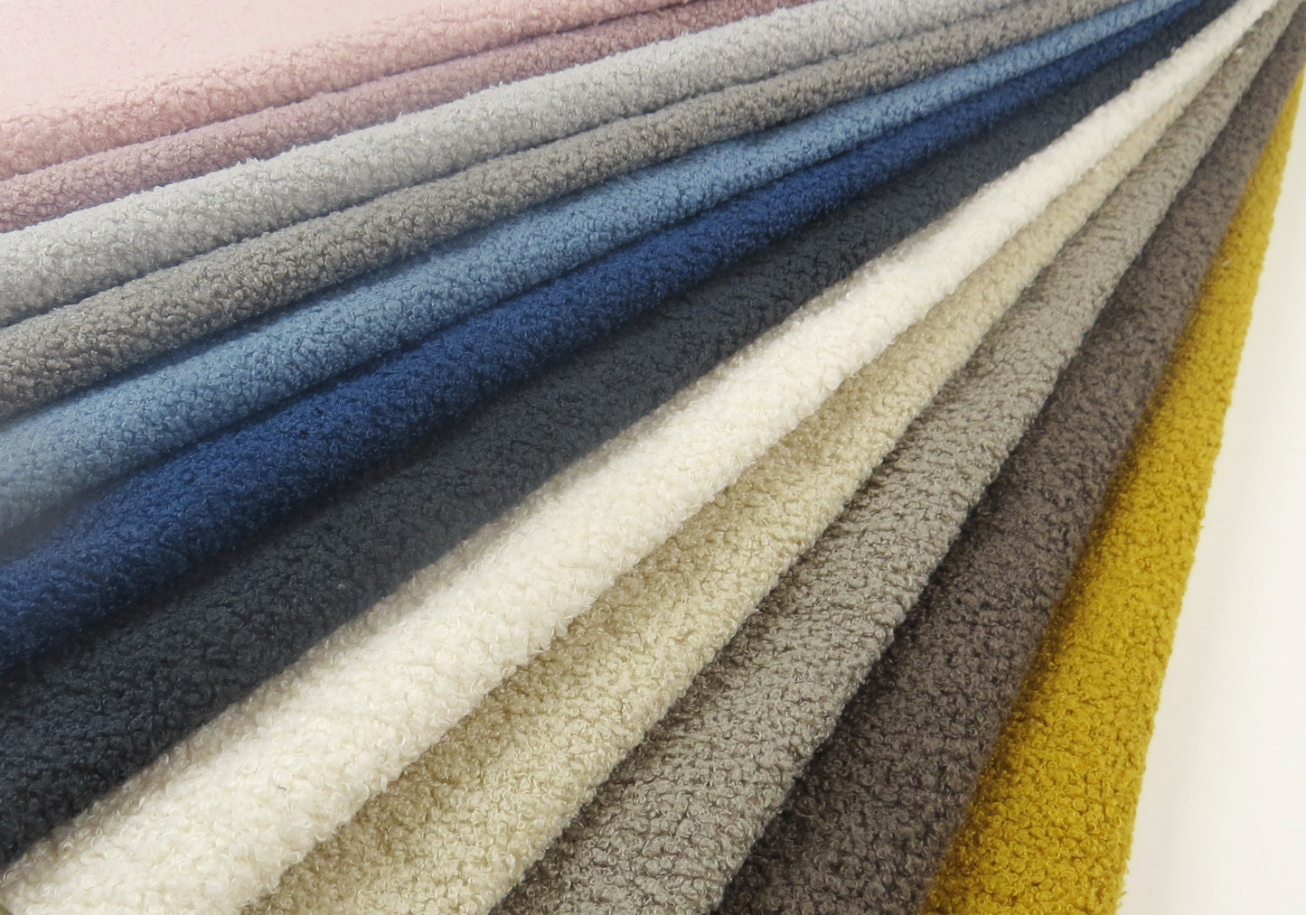 Arlington Boucle Teddy Bear Upholstery Fabric - Slate