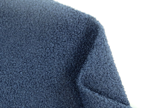 Arlingtone Boucle Teddy Bear Upholstery Fabric - Royal