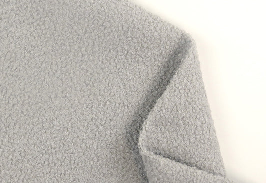 Arlington Boucle Teddy Bear Upholstery Fabric - Dove