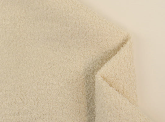 Arlington Boucle Teddy Bear Upholstery Fabric - Ivory