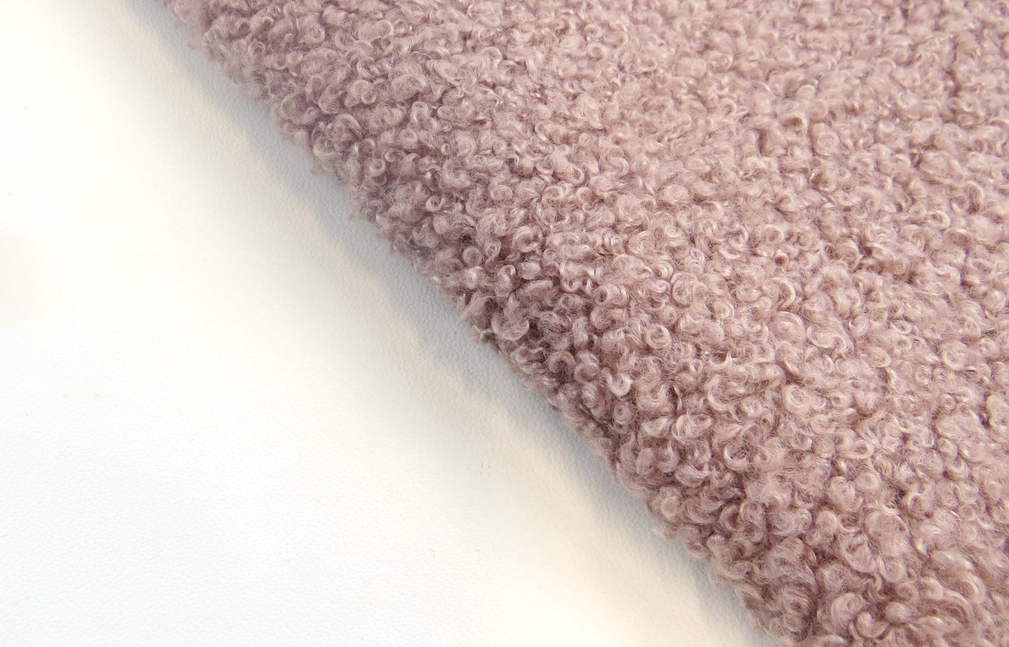 Arlington Boucle Teddy Bear Upholstery Fabric - Heather
