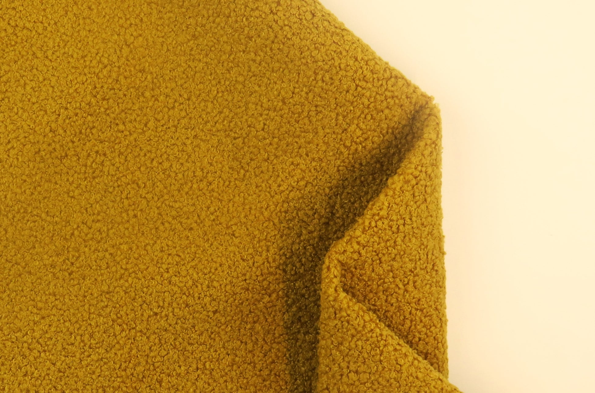 Arlington Boucle Teddy Bear Upholstery Fabric - Saffron